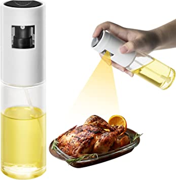 Oil Sprayer for Cooking, 2022 New Style Olive Oil Sprayer Mister Dispenser, Food-grade Olive Oil Spray Bottle , 120ml Portable Oil Spritzer, Premium Kitchen Gadgets Widely used for Air Fryer, Salad, BBQ, Baking, Grilling, Frying